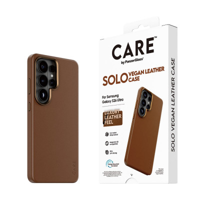 PanzerGlass CARE Galaxy S26U SOLO Qi hnědá v. kůže