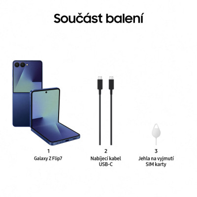 Samsung Galaxy Z Flip7 5G 256GB Blue Shadow