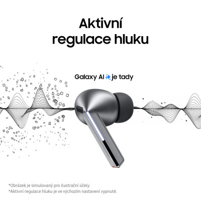 Samsung Galaxy Buds3 Pro, Silver