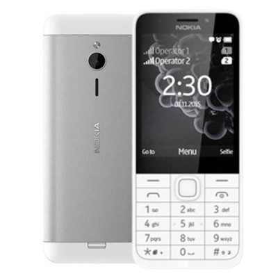 NOKIA 230 DS White/Silver