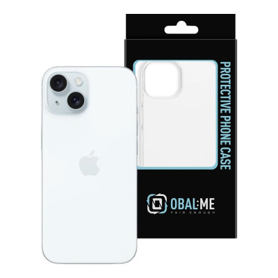 OBAL:ME TPU kryt pro Apple iPhone 15, Transparent