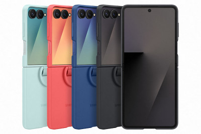 Samsung Ring Case Silicone Galaxy Z Flip7, Black