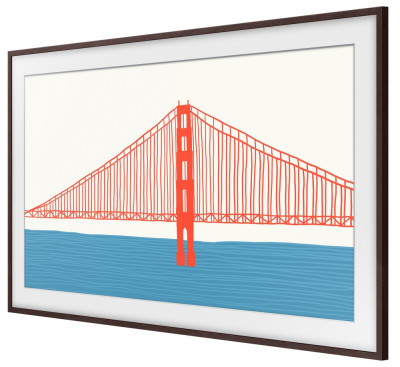 Rámeček pro Frame 2021-2025 75" - hnědá, rovný