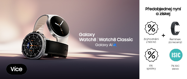 Novinky Galaxy Watch 8 banner HP malý
