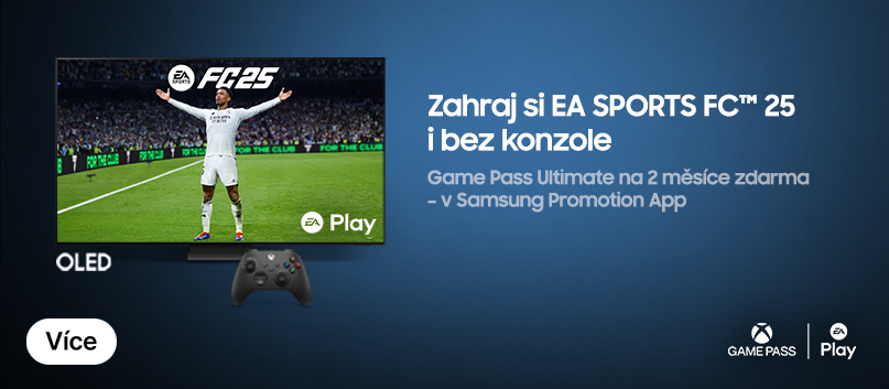 Zahraj si EA SPORTS FC na Samsung TV Banner detail produktu