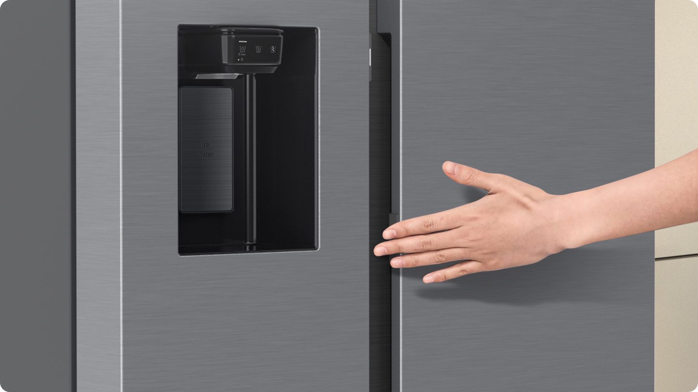 Americká chladnička Samsung RS90F65EDTEO automatické otevíraní dveří