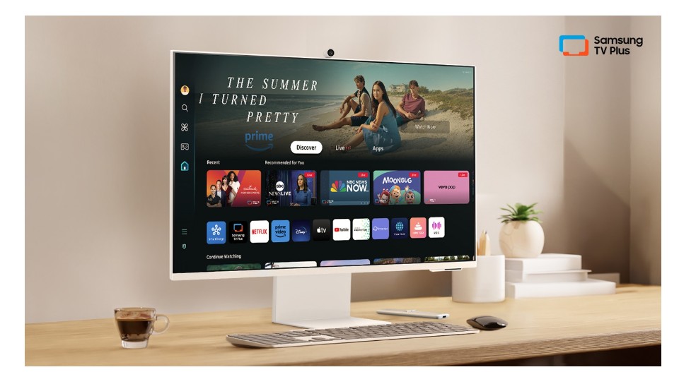 Chytrý monitor 32" Samsung Smart Monitor M8 (M80D) Bílá