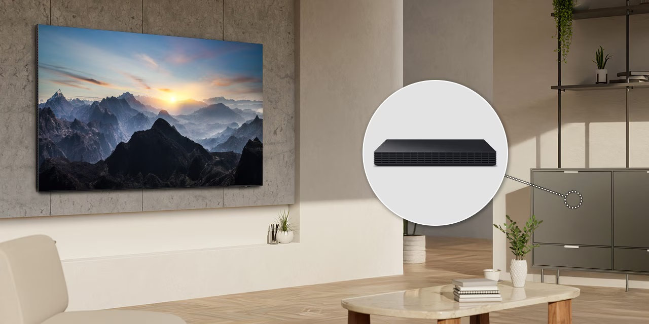 75" (191cm) televizor Samsung 8K Neo QLED TV QE75QN990FTXXH (2025), wireless connect box