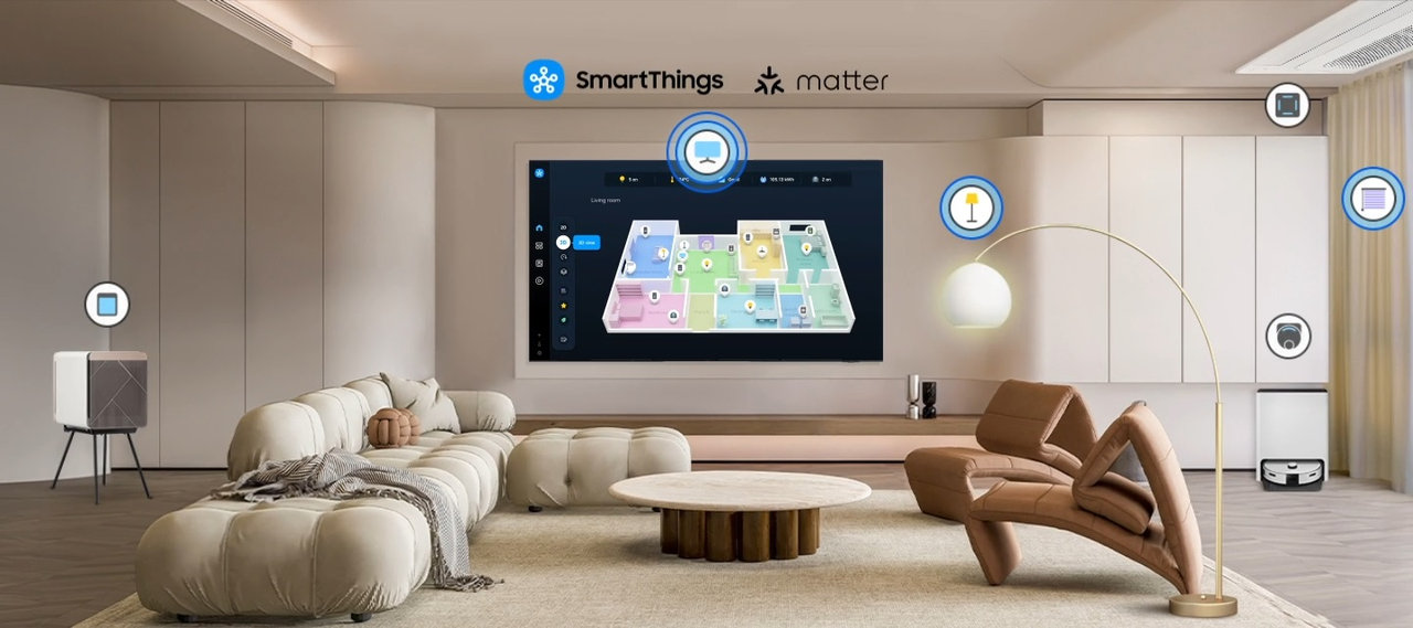 75" (191cm) televizor Samsung 8K Neo QLED TV QE75QN990FTXXH (2025), chytrá TV