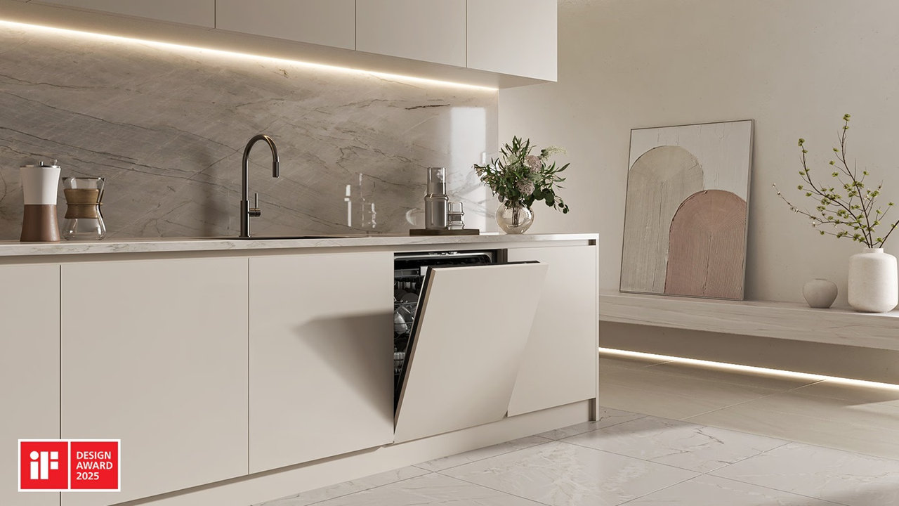 Vestavná myčka nádobí Samsung DW80H77WAI0U1 WaterJet Clean s AI Wash, 14 sad