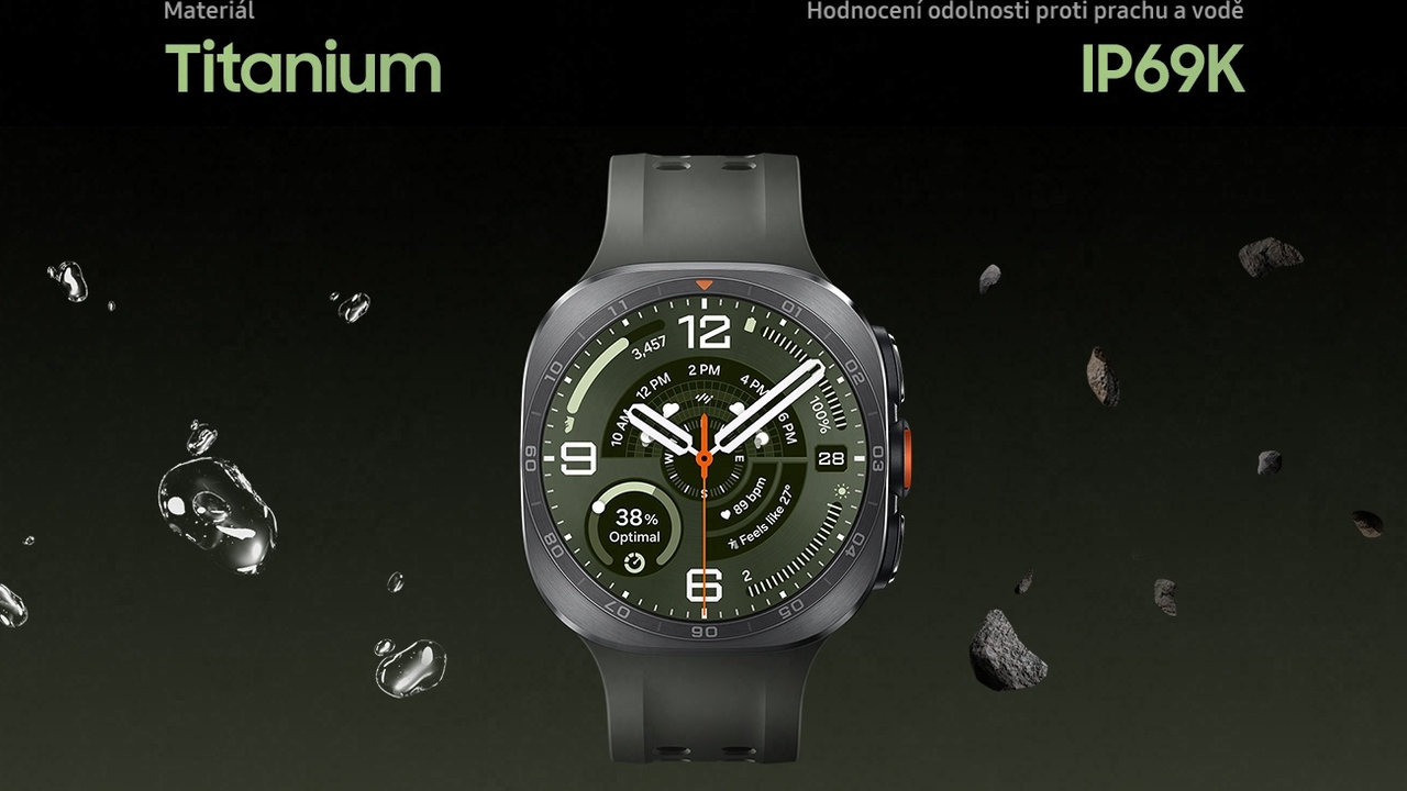 Chytré hodinky Samsung Galaxy Watch Ultra2, konstrukce