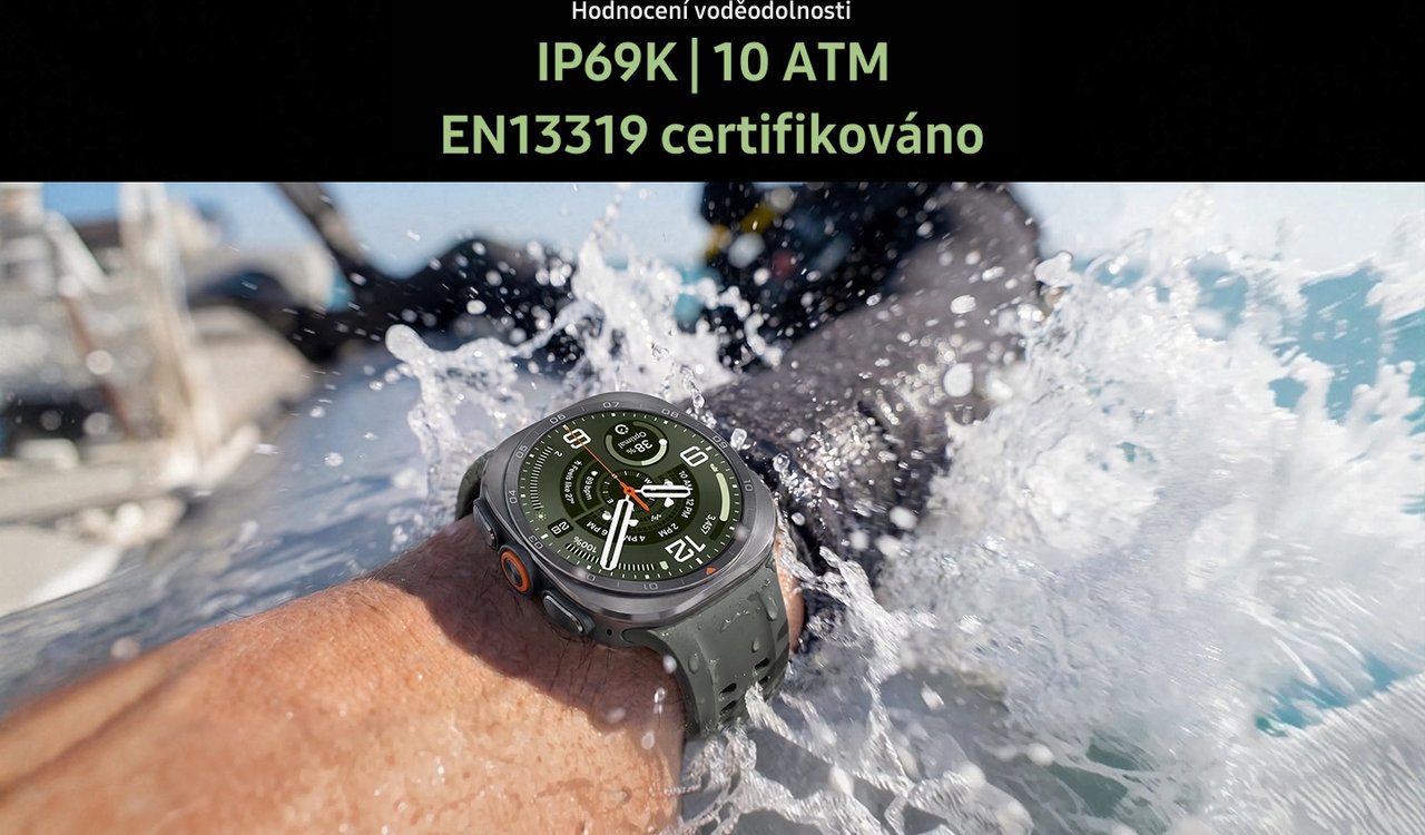 Chytré hodinky Samsung Galaxy Watch Ultra2, potápění