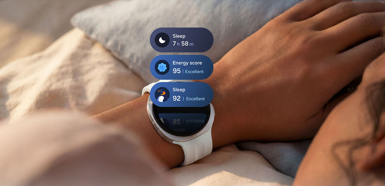 Chytré hodinky Samsung Galaxy Watch9, sledování spánku