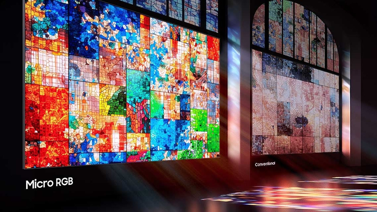 4K Micro RGB televizor Samsung, nová technologie Micro RGB