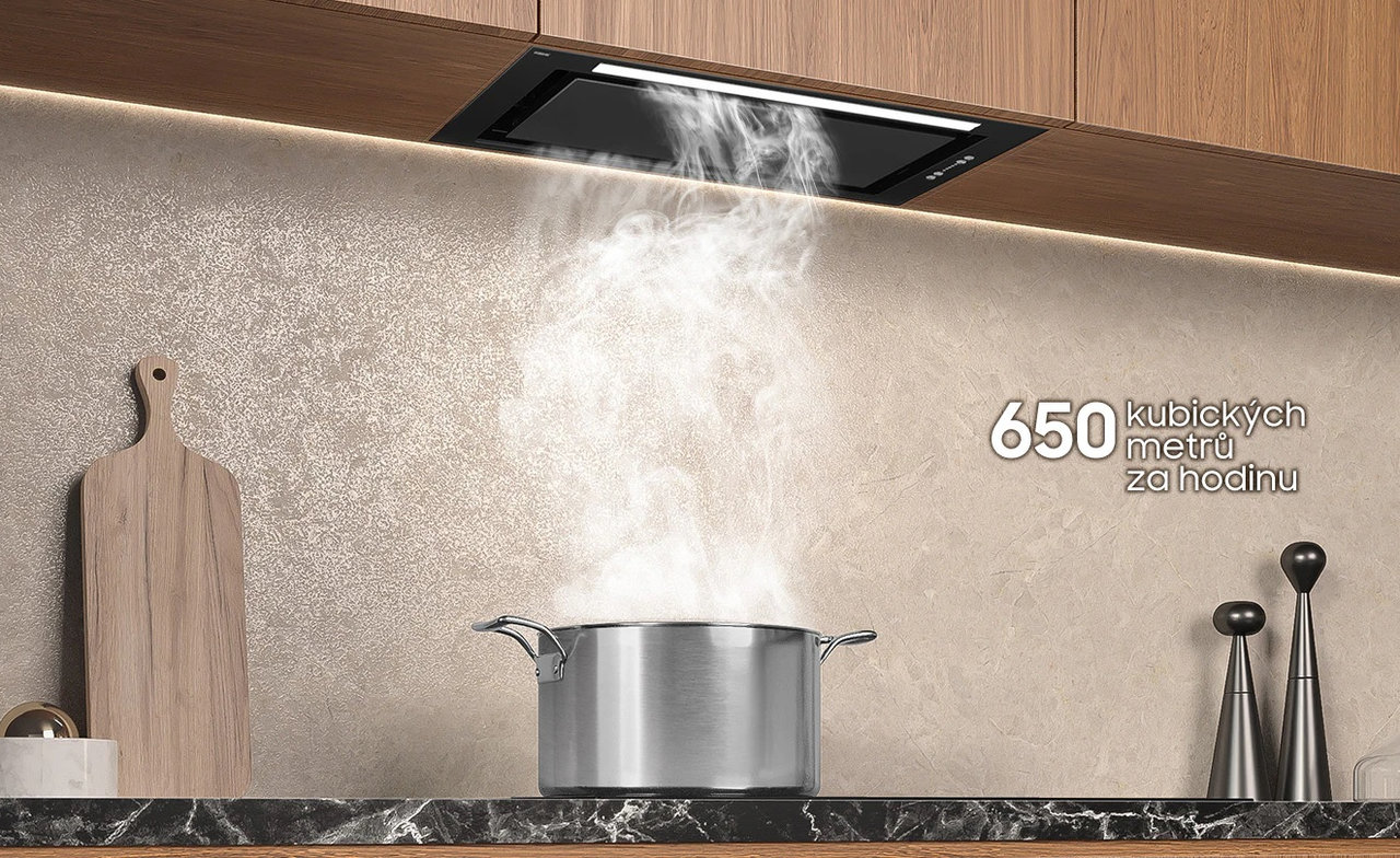 Vestavná digestoř Samsung NK52FG455CS/UR, nerezová