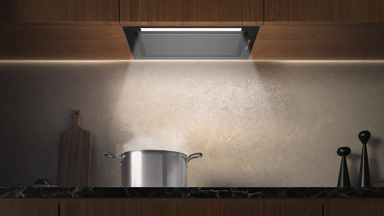 Vestavná digestoř Samsung NK52FG455CS/UR, nerezová