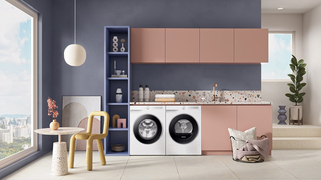 Chytrá pračka Samsung WW90DG6U85LHU4 s AI, 9 kg, bílá